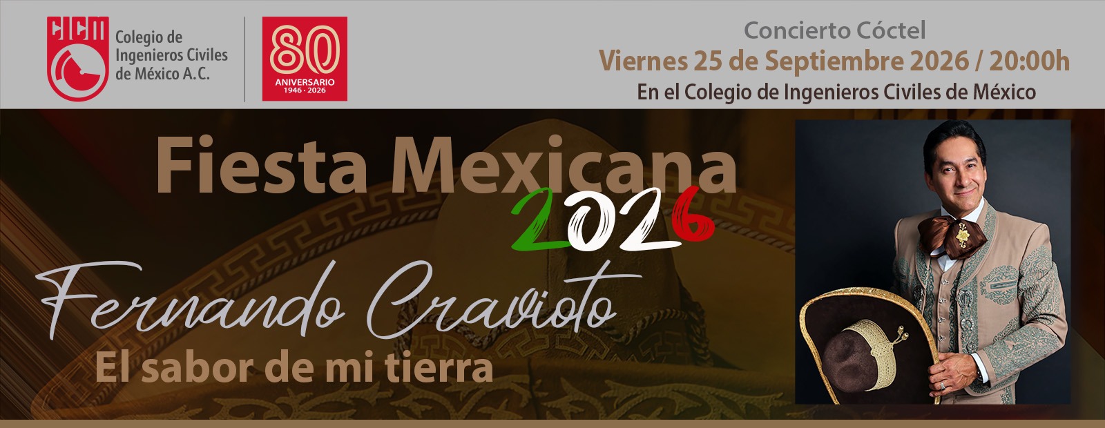 Fiesta Mexicana 2026 - Fernando Cravioto - CICM